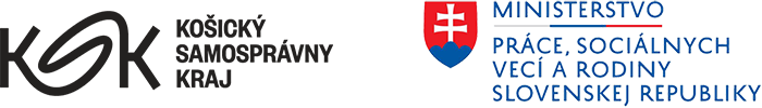 Logá: Košický samosprávny kraj a Ministerstvo práce, sociálnych vecí a rodiny SR